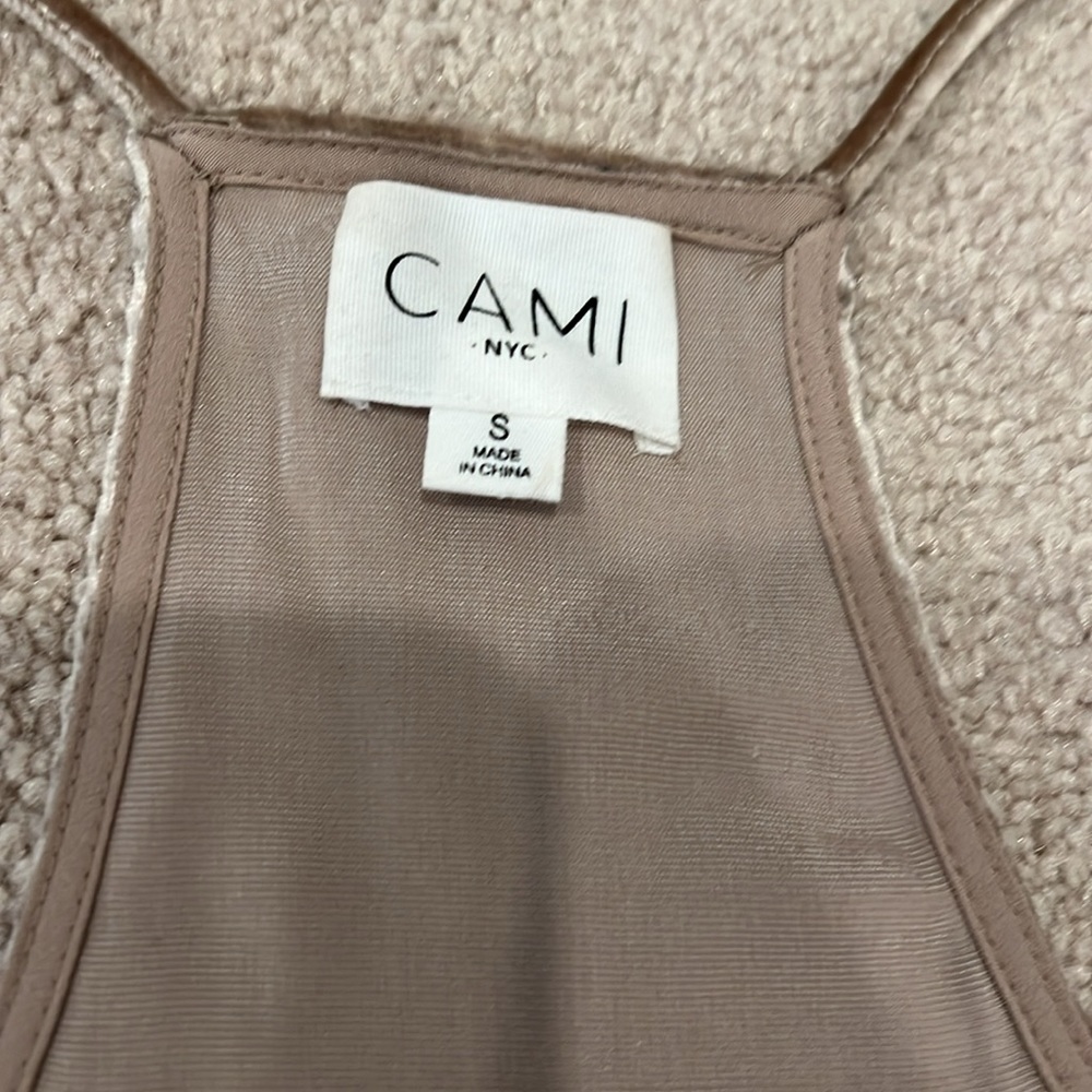 CAMI NYC “The Racer Lace Trimmed Velvet Camisole” - Picture 2 of 5